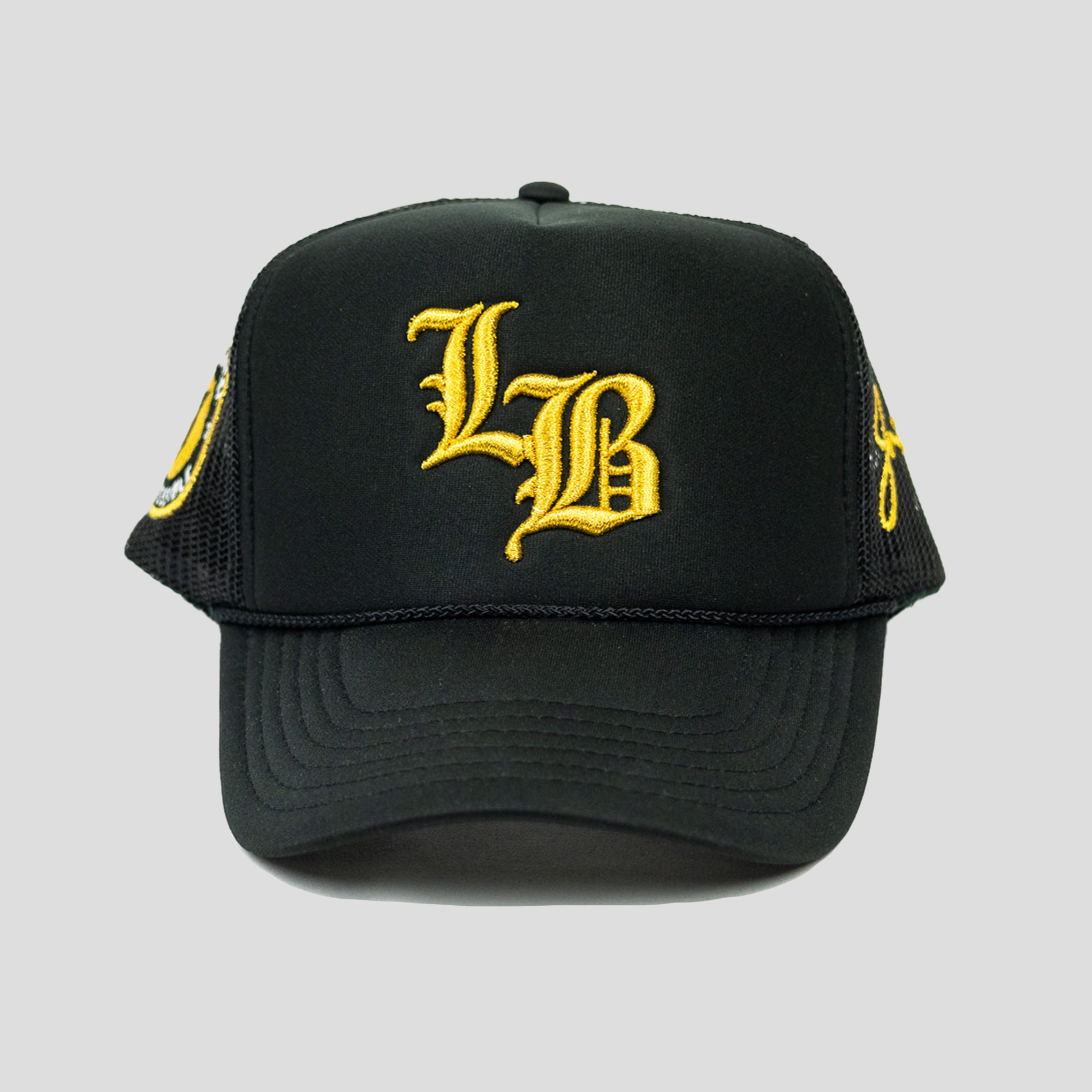 Jrip x LB Trucker Hat (BLACK/GOLD)
